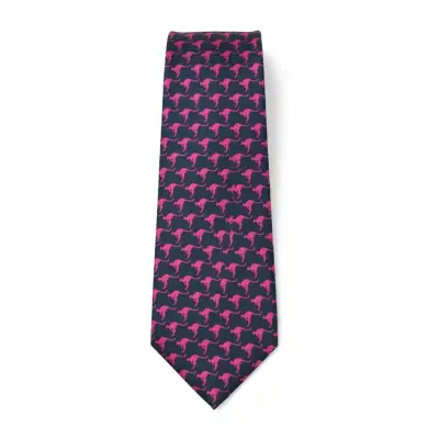 Corbata Beaufort Kangaroos 100% Seda - miniatura 1