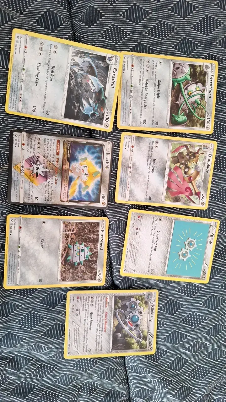 Lote de cartas Pokémon acero - 4