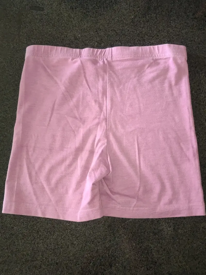 Shorts de algodón rosados para niña - 2