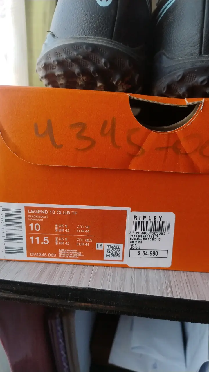 Zapatillas deportivas negras Nike Legend 10 Club TF - 2