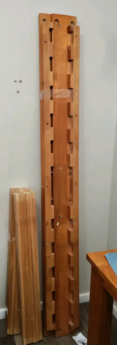 Cama 1 plaza madera con diseño modular - miniatura 2