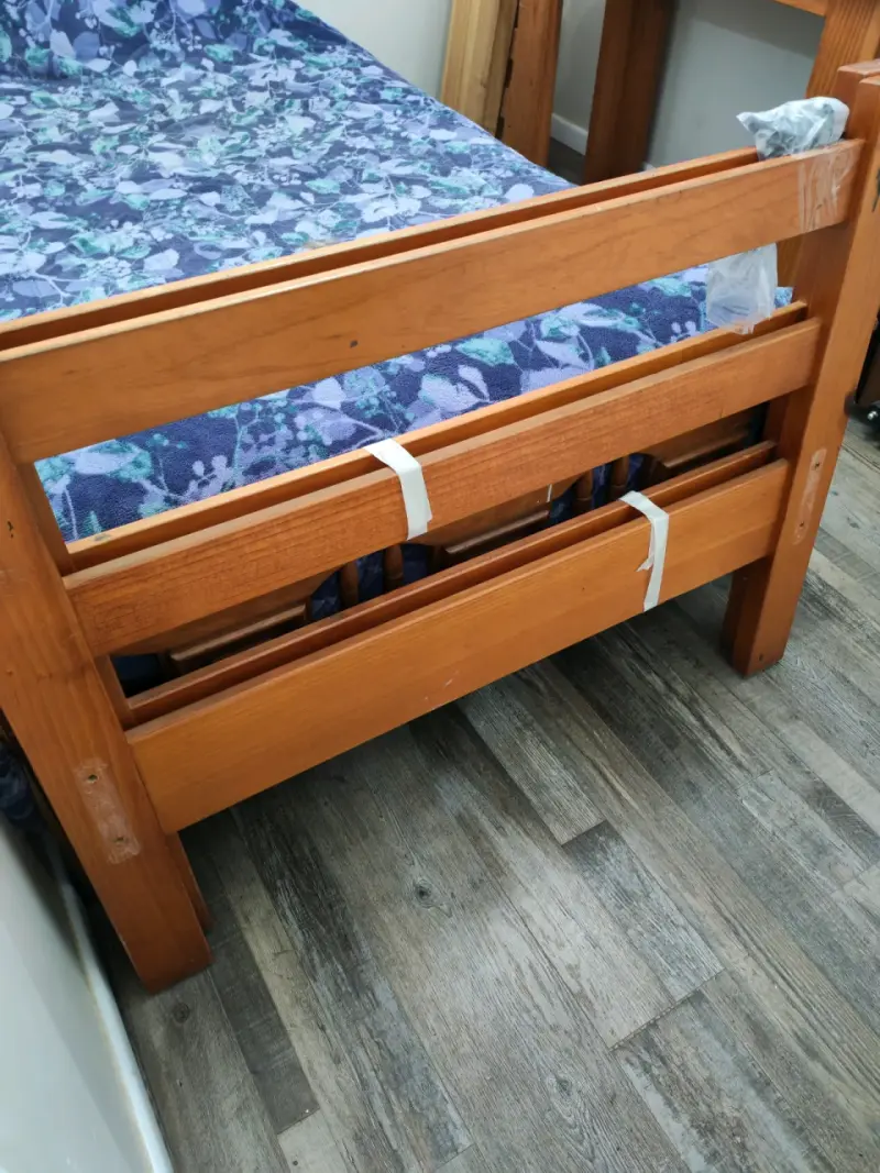 Cama 1 plaza madera con diseño modular - 3