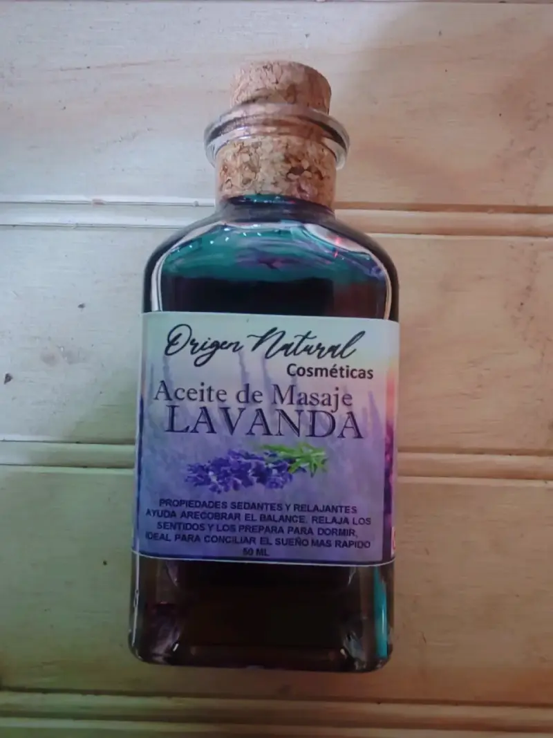 Aceite de Masaje Lavanda Origen Natural 50ml