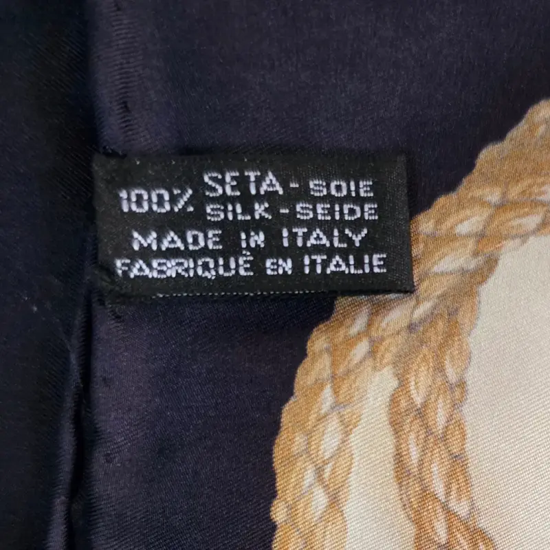 Pañuelo 100% Seda Piaget Made in Italy - 4