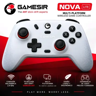 Mando inalámbrico GameSir Nova Lite gris - miniatura 1