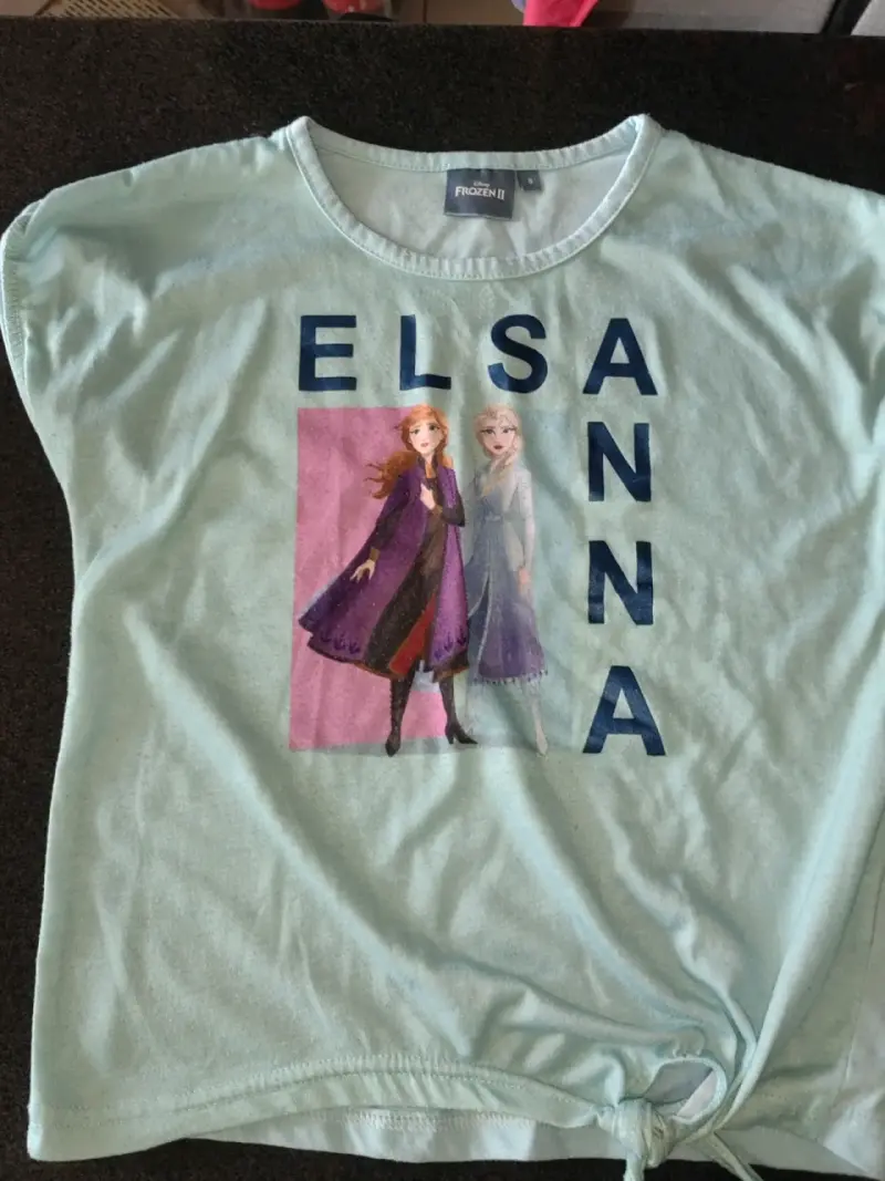 Polera Frozen II Elsa y Anna para niña - 1