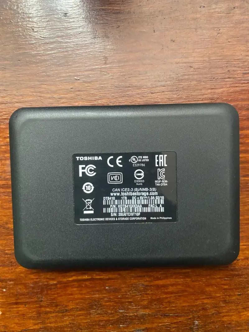 Disco Duro externo Toshiba 1TB USB 3.0 - 2