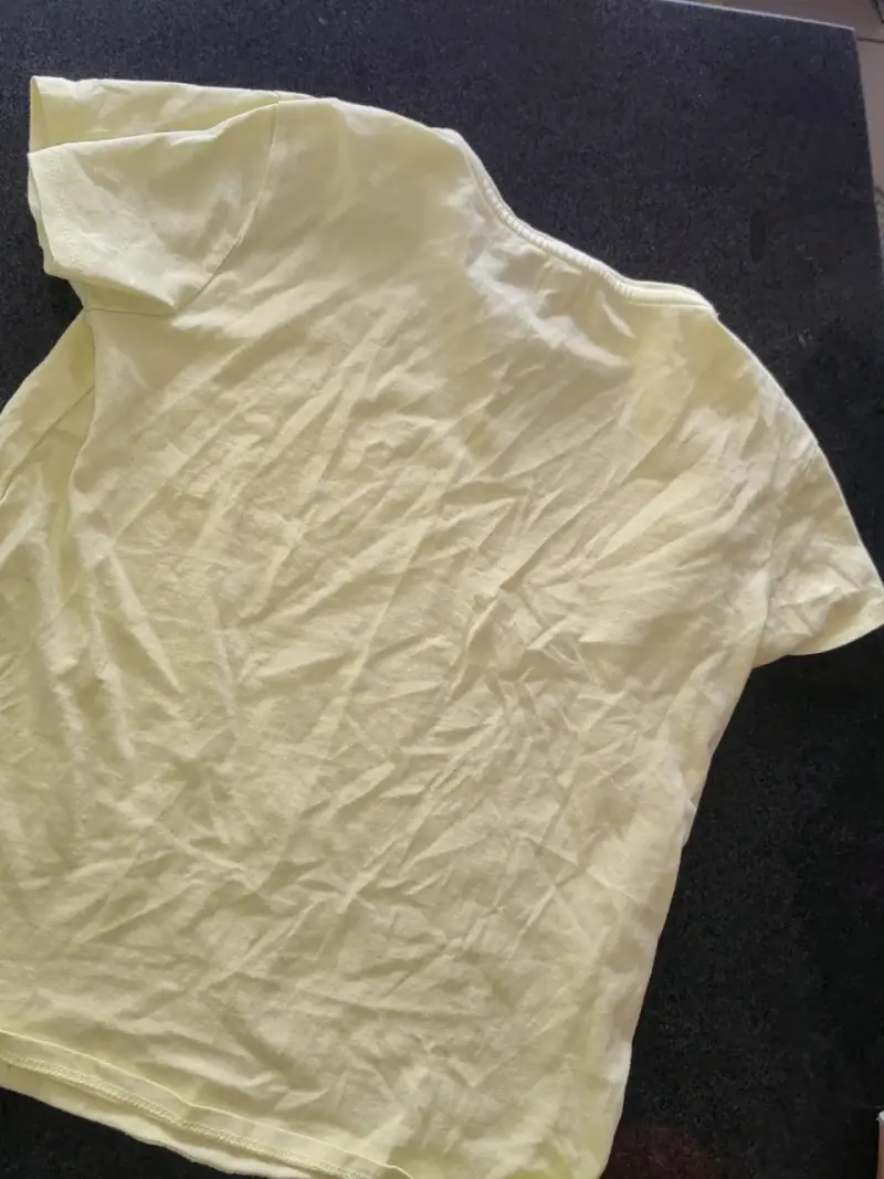 Polera amarilla de algodón para mujer - 3