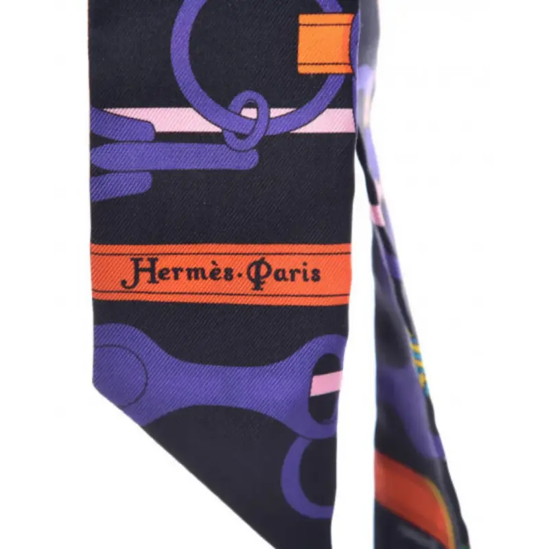 Pañuelo Twilly de Seda Hermès Paris original - 3