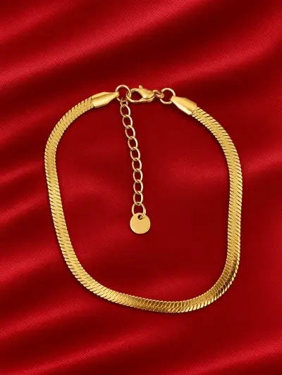 Pulsera de baño de Oro 18K con Cadena Ajustable - miniatura 1