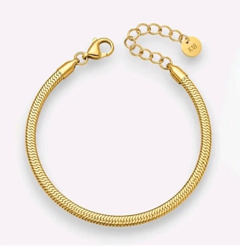 Pulsera de baño de Oro 18K con Cadena Ajustable - 2