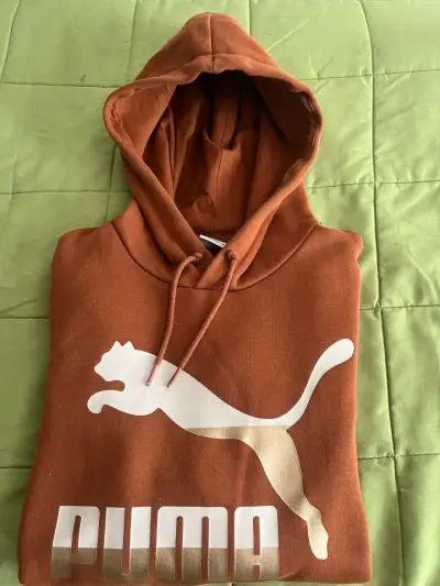 Polerón con capucha Puma marrón - miniatura 1