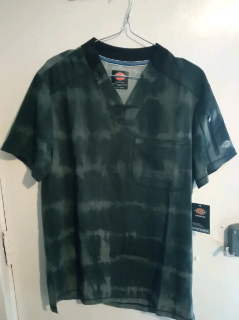 Polera de trabajo Dickies verde camuflaje - 1