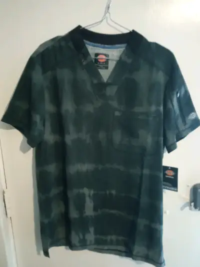 Polera de trabajo Dickies verde camuflaje - miniatura 3