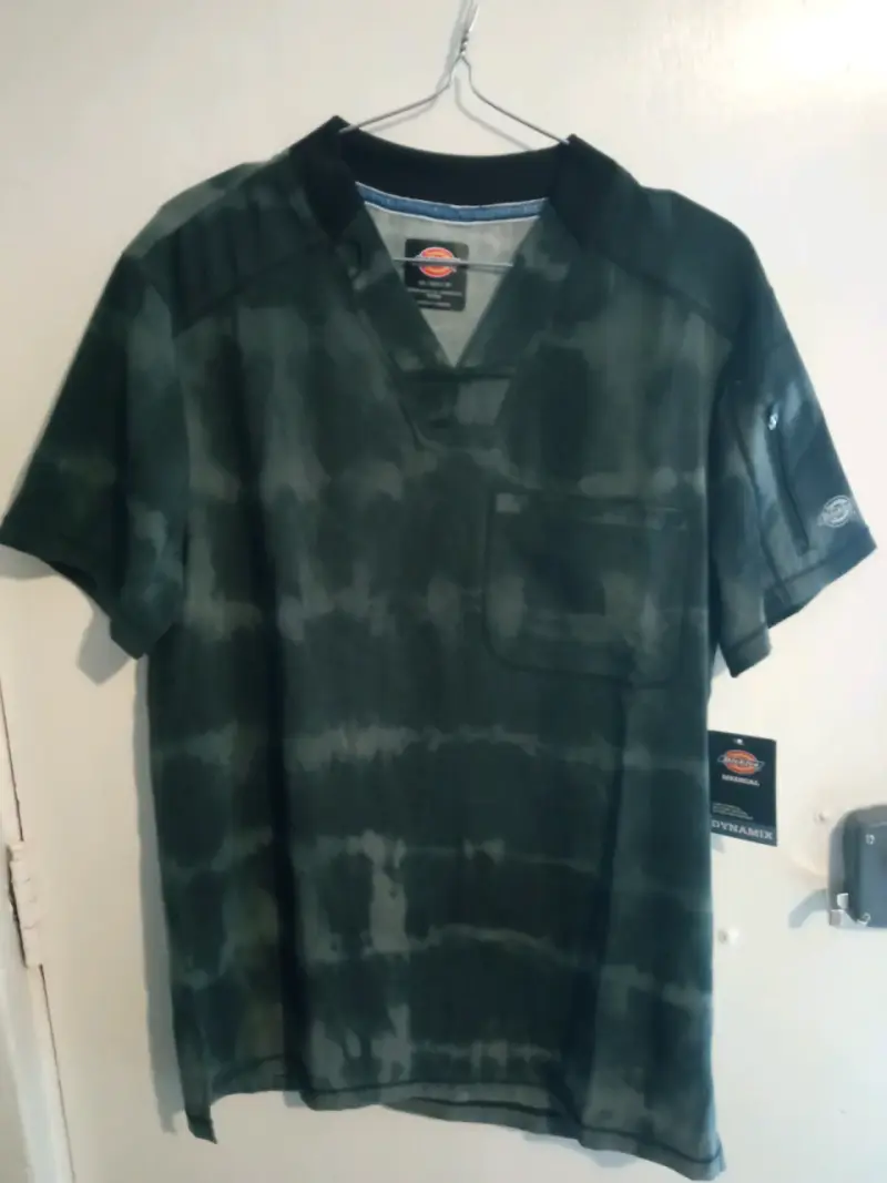Polera de trabajo Dickies verde camuflaje - 6