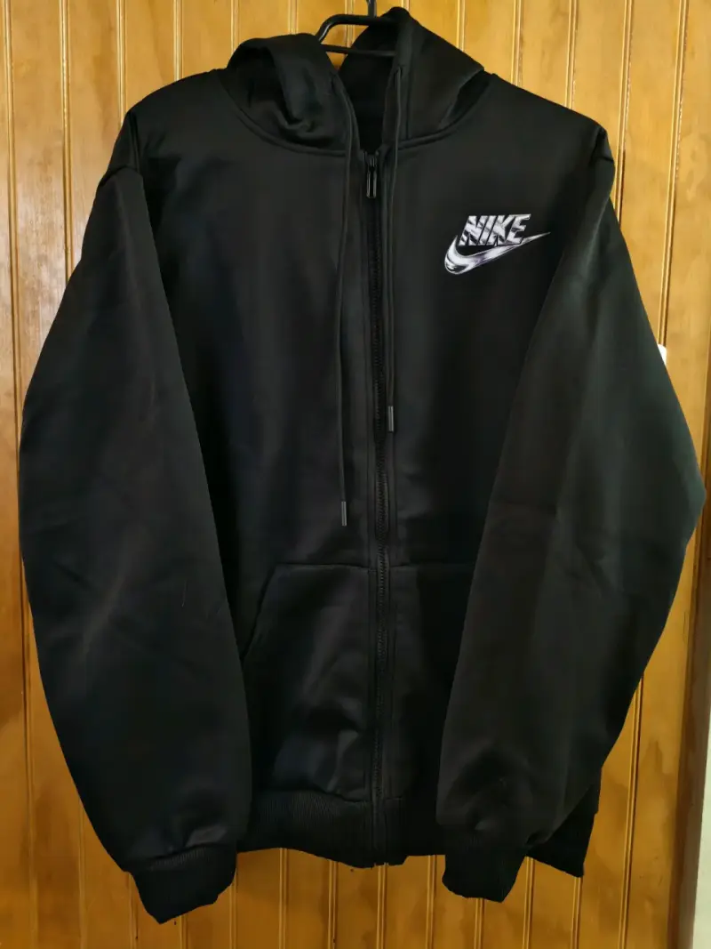 Polerón con capucha Nike negro para hombre - 1