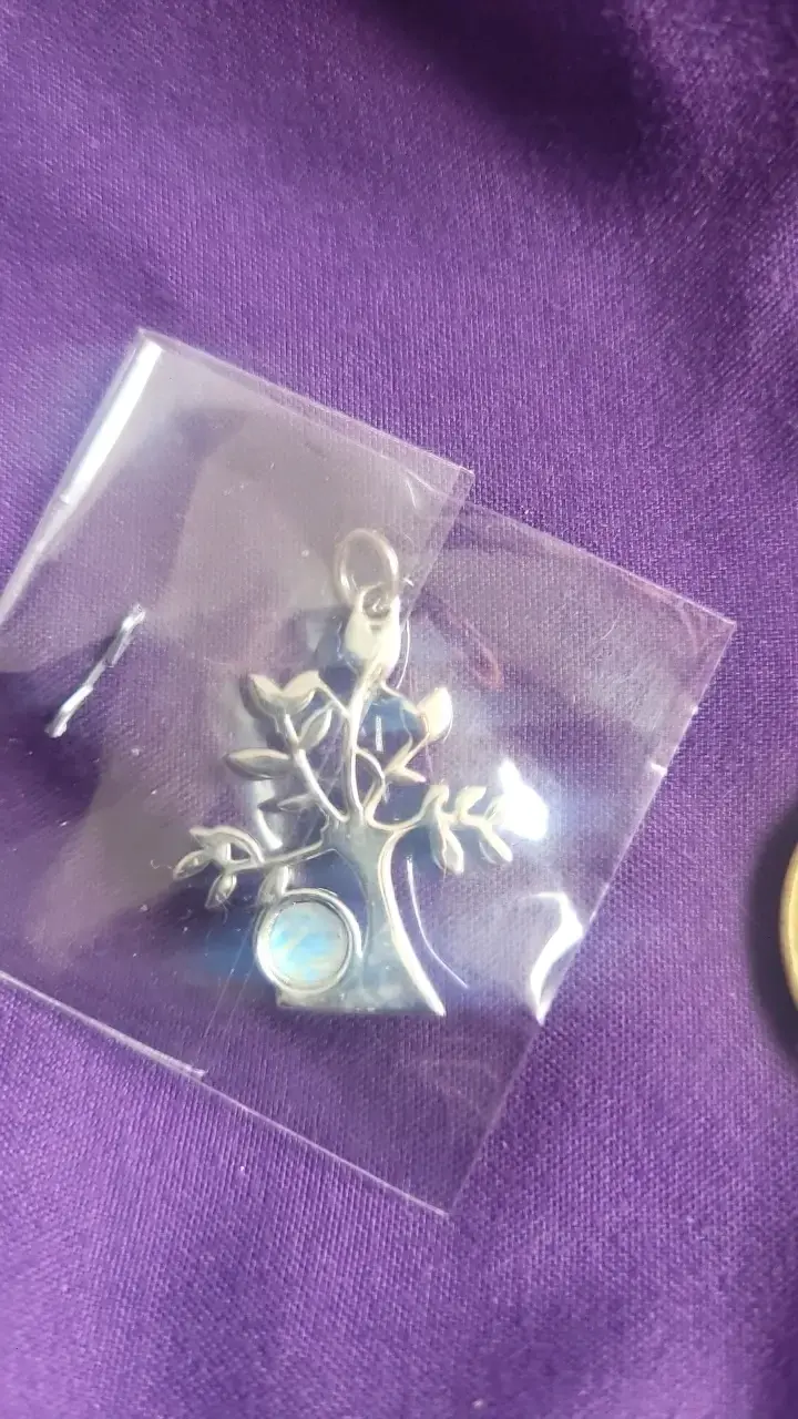 Colgante de árbol de la vida de plata - 3