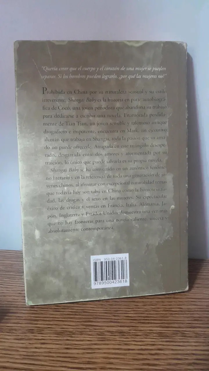 Libro 'Shanghai Baby' de Wei Hui - 2