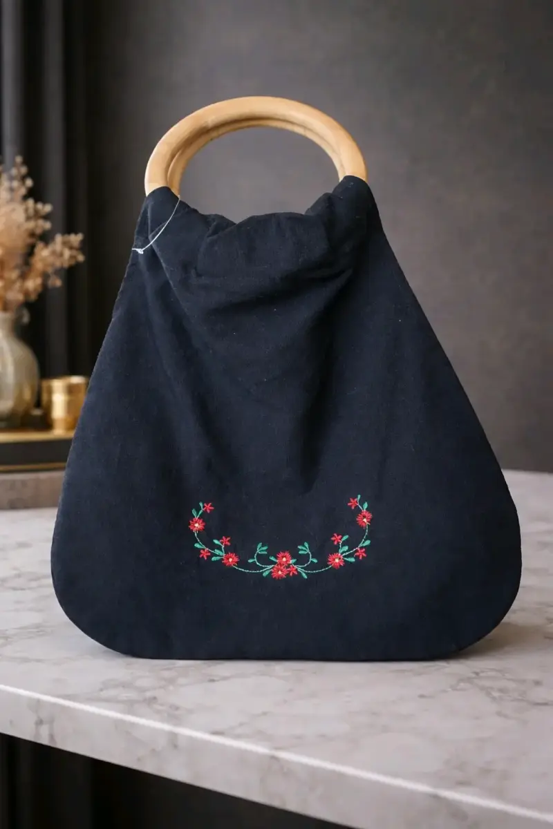 Bolso de lona con diseño de gato - 3