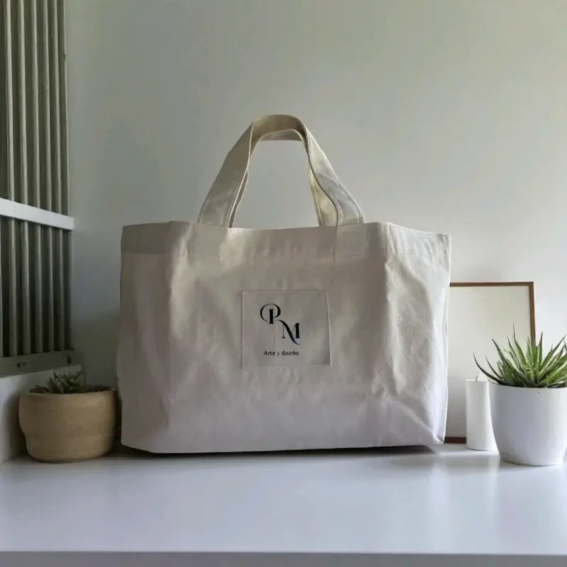 Bolso de lona con diseño de gato - 6