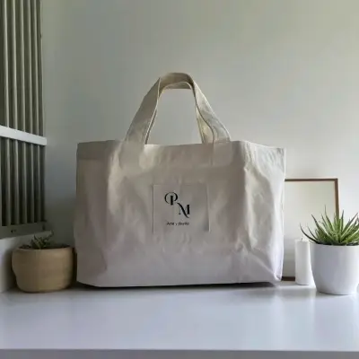 Bolso de lona con diseño de gato - miniatura 6