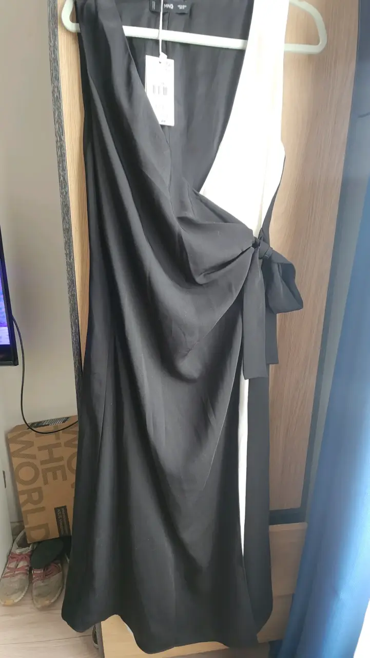 Vestido bicolor MNG Committed talla XL - 1