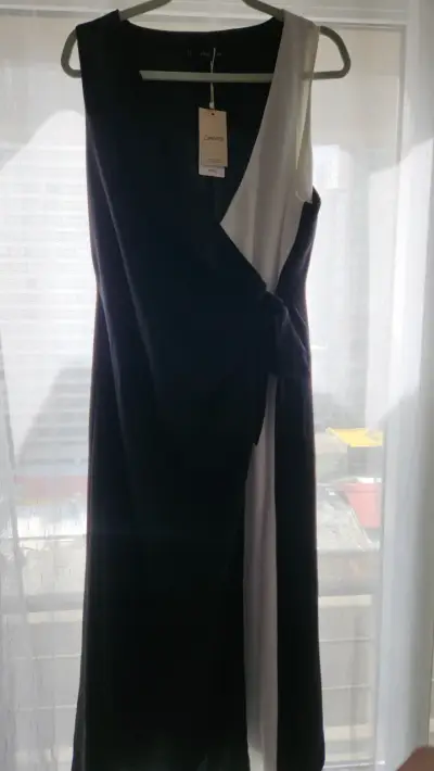 Vestido bicolor MNG Committed talla XL - miniatura 5