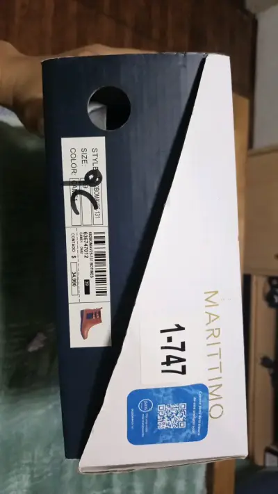 Botines de cuero marrón con hebillas Marittimo - miniatura 3