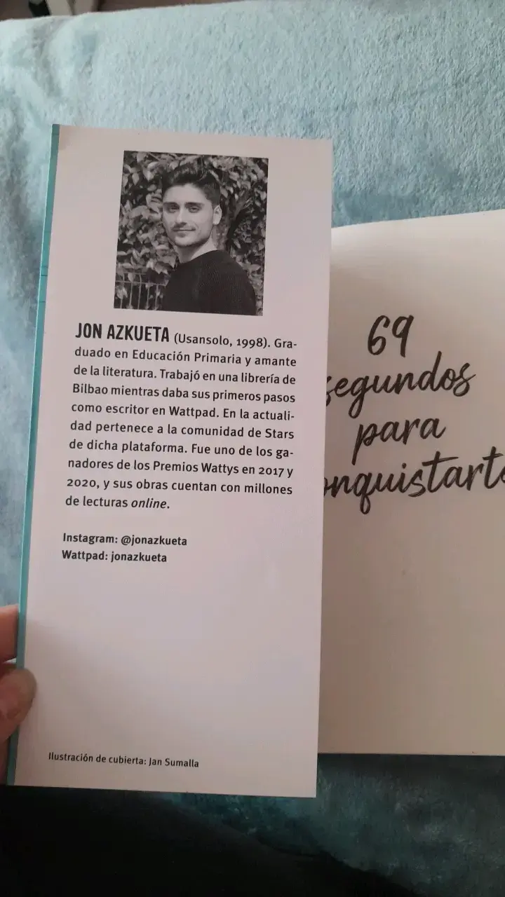 '69 Segundos Para Conquistarte' Jon Azkueta - 2