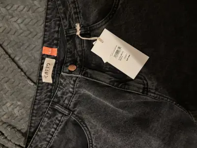 Jeans de mezclilla bicolor para mujer KATTO - miniatura 5