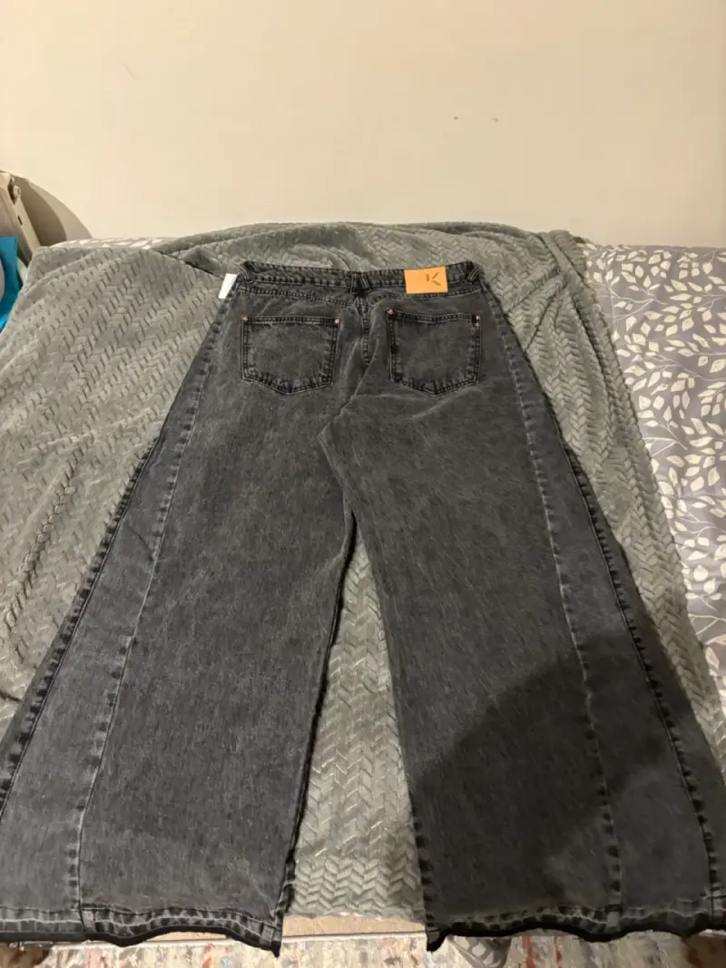 Jeans de mezclilla bicolor para mujer KATTO - 6