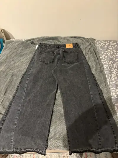Jeans de mezclilla bicolor para mujer KATTO - miniatura 6