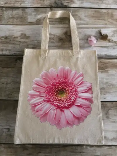 Bolsa de lona repelente al agua con diseño artesanal - miniatura 6