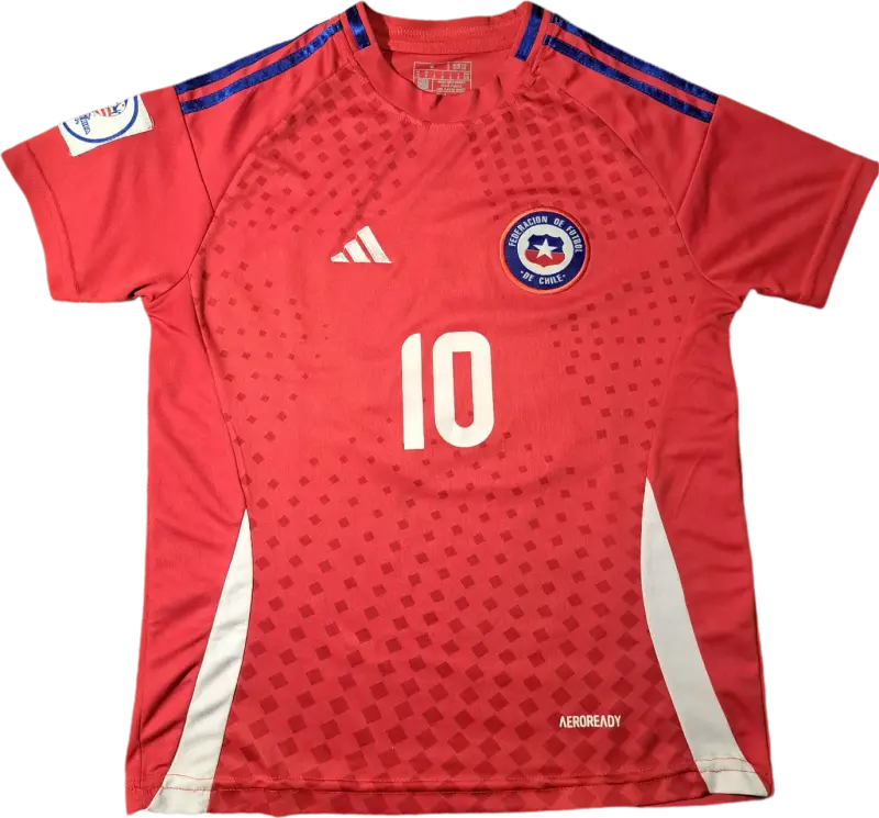 Camiseta Roja Selección Chile Número 10