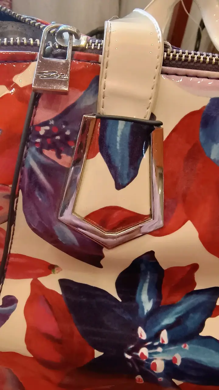 Bolso de mano floral colorido Sei - 5