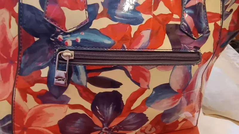 Bolso de mano floral colorido Sei - 6