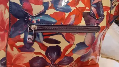 Bolso de mano floral colorido Sei - miniatura 6