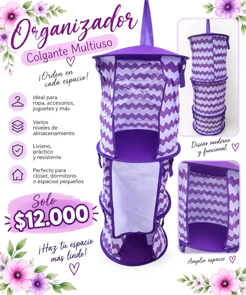 Organizador colgante multiuso CYZONE
