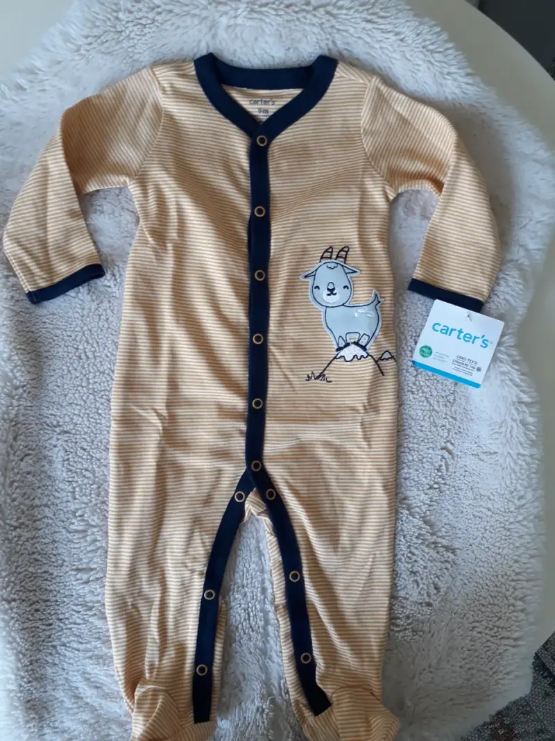 Enterito de bebé Carter's con diseño de cabra 9m - 2