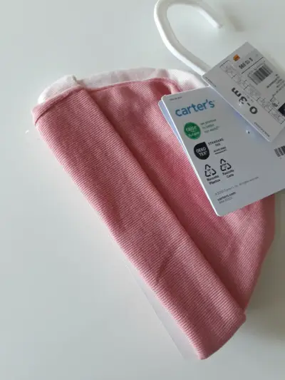 Pantalones de bebé rosados Carter's nuevos - miniatura 1
