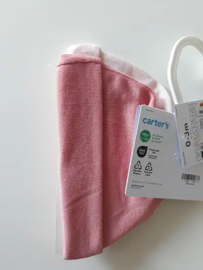 Pantalones de bebé rosados Carter's nuevos - miniatura 3