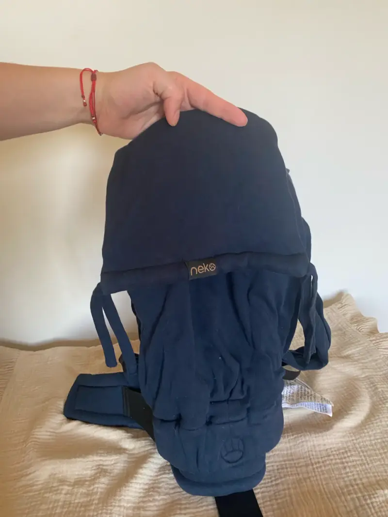 Mochila portabebé ergonómica Neko azul