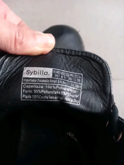 Botines negros Sybilla talla 36 - miniatura 1