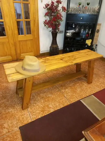 BANQUETA RUSTICA ESTILO JAPONES - miniatura 4