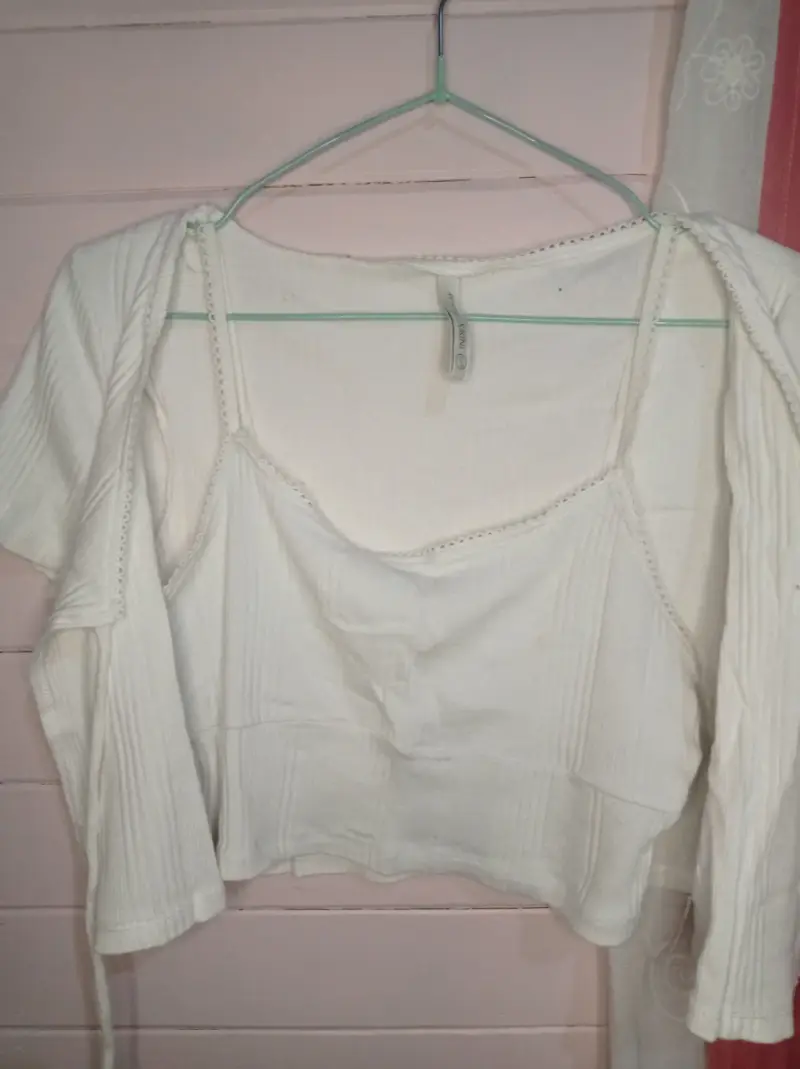 Blusa blanca con lazo Index Basics - 2