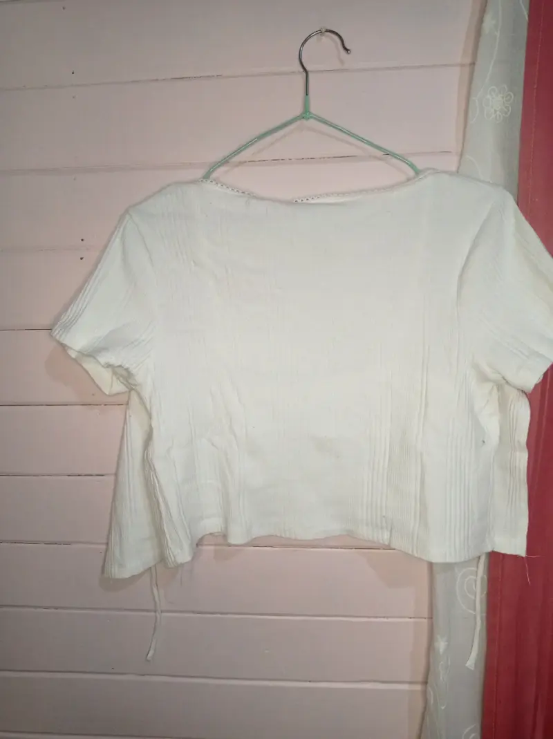 Blusa blanca con lazo Index Basics - 3