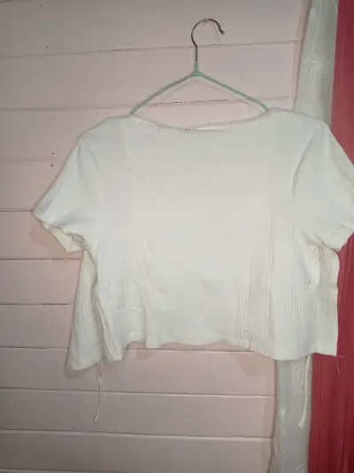 Blusa blanca con lazo Index Basics - miniatura 3