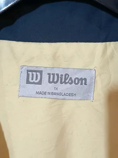 Chaqueta deportiva amarilla Wilson - miniatura 2