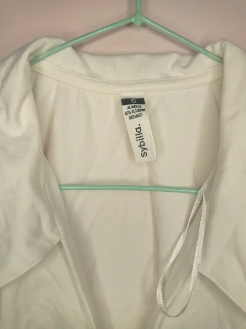 Blusa sin mangas blanca Sybilla de algodón - 3