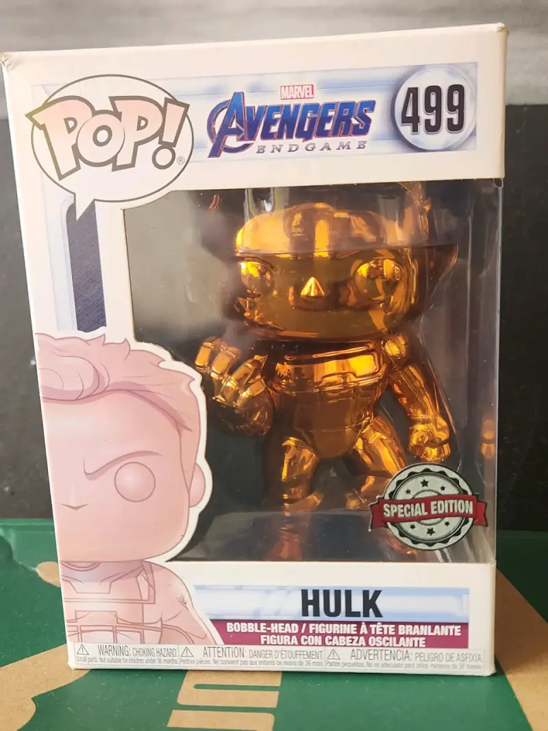 Figura Funko Pop Hulk Edición Especial Dorada - 1